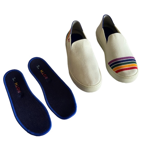 Rothy’s 6.5 Rainbow SF Pride Sneaker - Picture 4 of 8